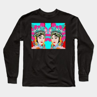 Cantonese Opera Twins #1 Long Sleeve T-Shirt